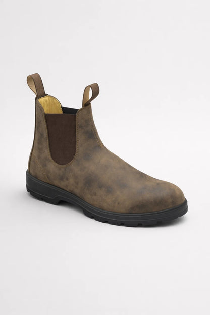 Chelsea Boots Homme - Élastique Latéral Semelle Crantée | Casual