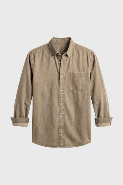 Chemise Homme - Coupe Relaxed avec Poche Poitrine | Casual