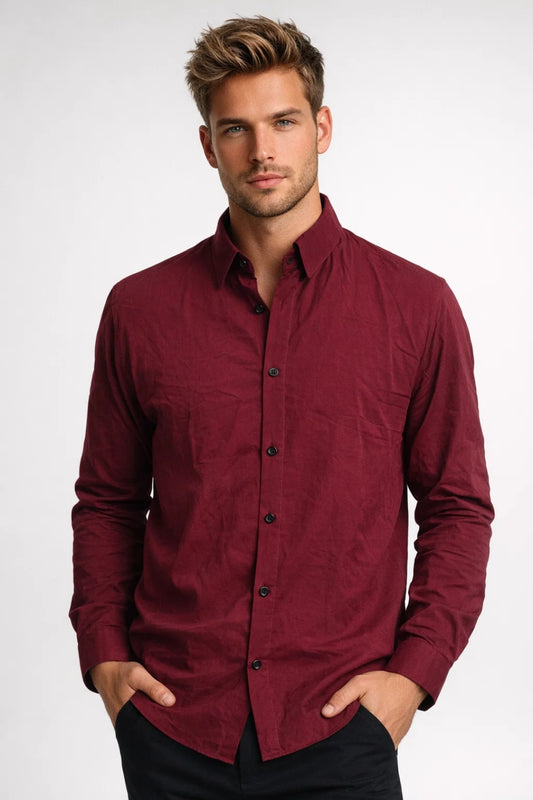 Chemise Homme | Élégant | Chic | coupe ajustée pour Mi-Saison