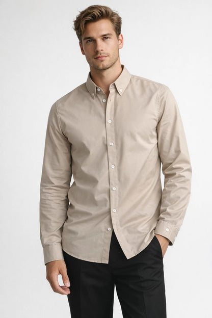 Chemise Homme | élégant & classique | col boutonné pour Printemps