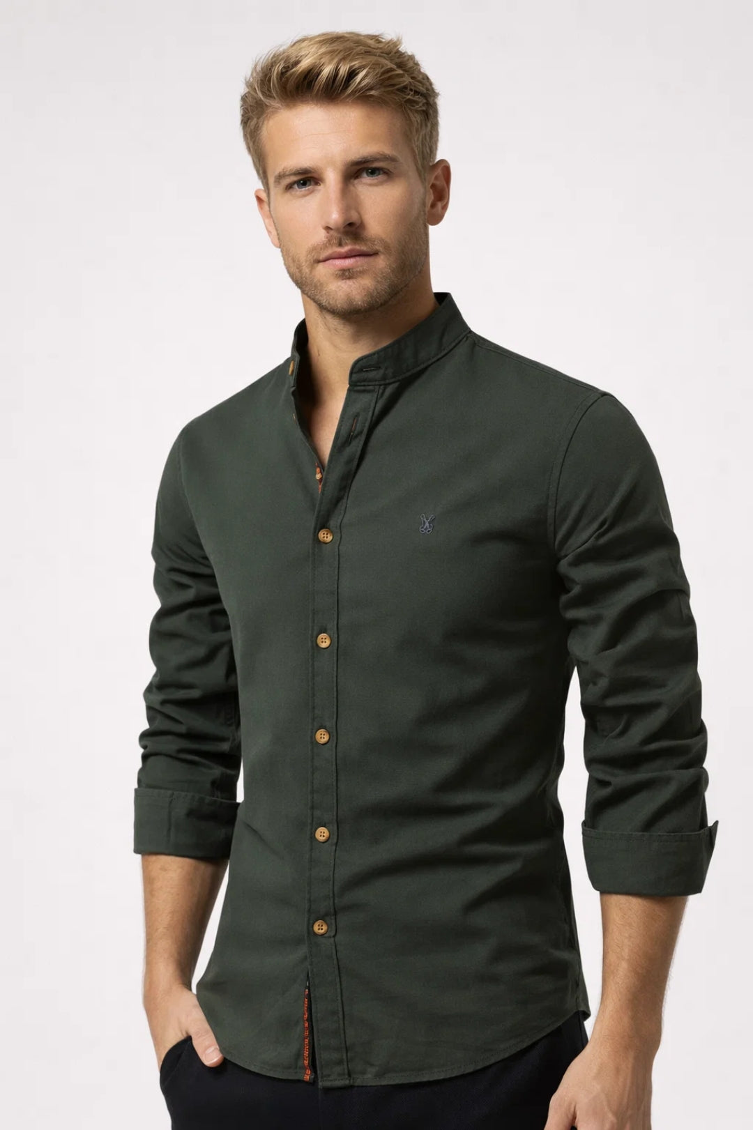 Chemise Homme | élégant & classique | col officier pour Printemps