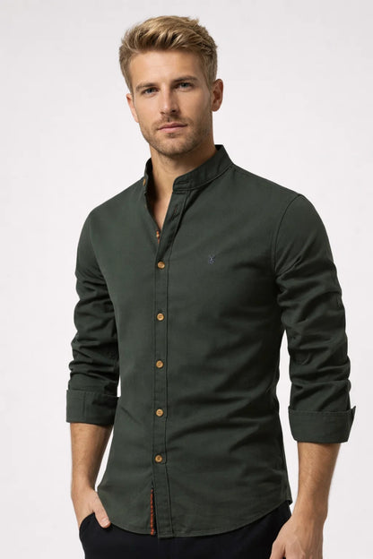 Chemise Homme | élégant & classique | col officier pour Printemps