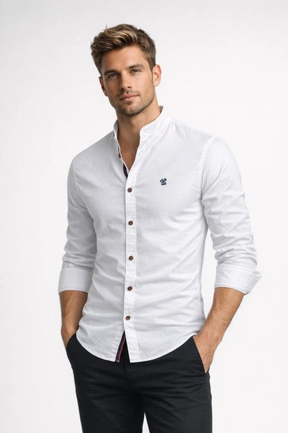 Chemise Homme | élégant & classique | col officier pour Printemps