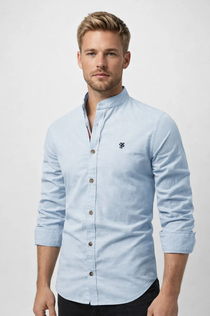 Chemise Homme | élégant & classique | col officier pour Printemps