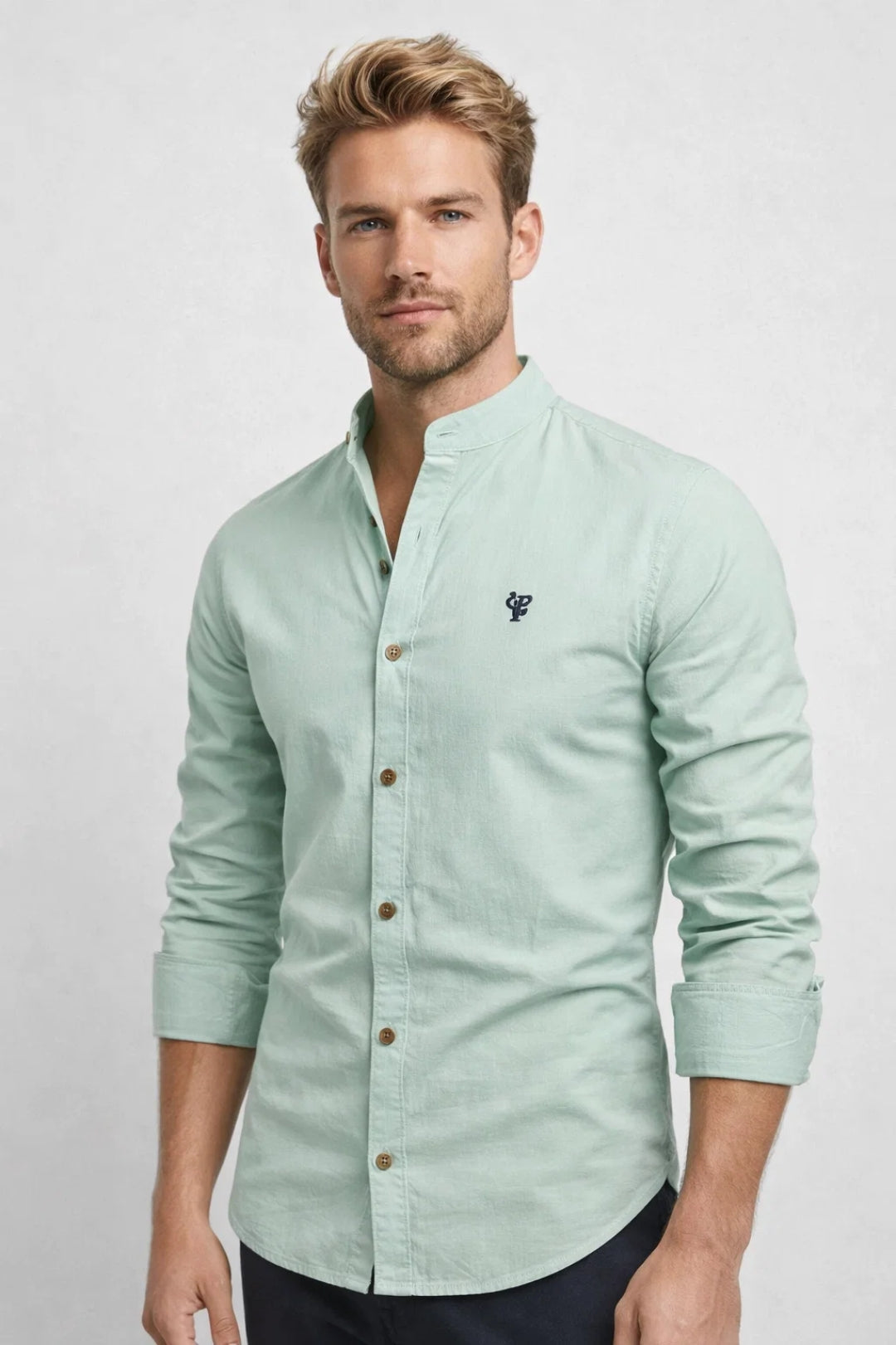 Chemise Homme | élégant & classique | col officier pour Printemps