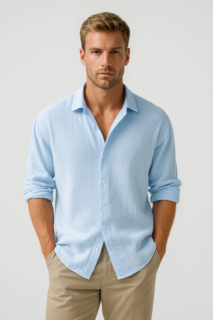 Chemise Homme | texturée | coupe légère pour Été