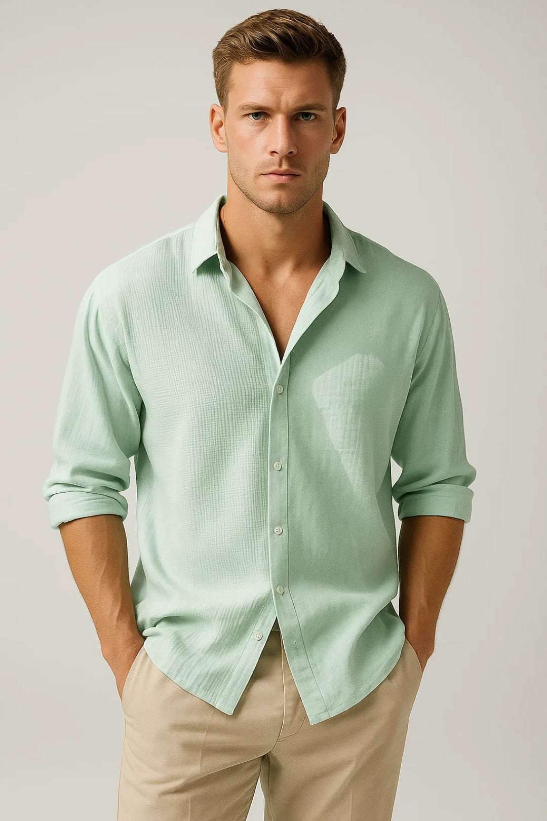 Chemise Homme | texturée | coupe légère pour Été