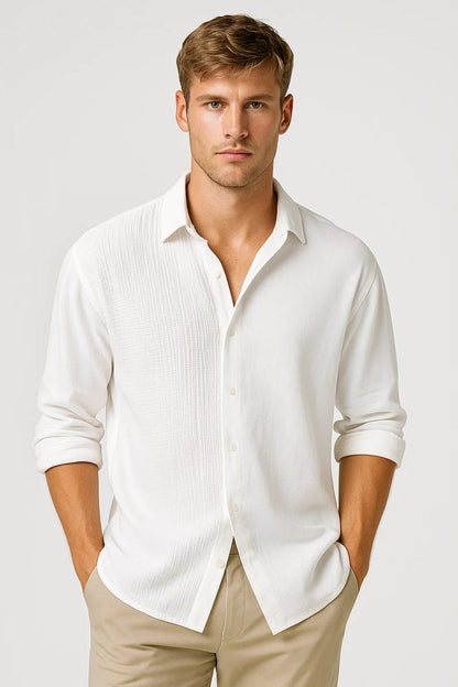Chemise Homme | texturée | coupe légère pour Été