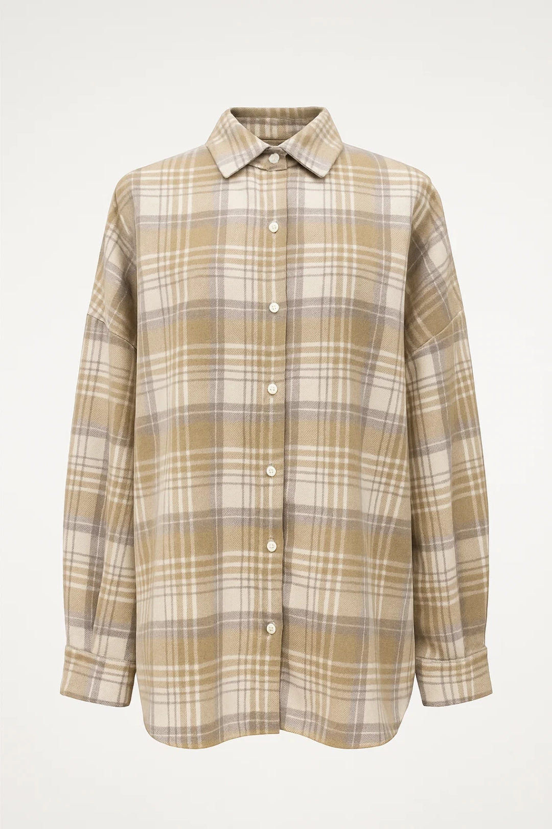 Chemise Longue à Carreaux | Surchemise Décontractée Femme | Légère et Respirante