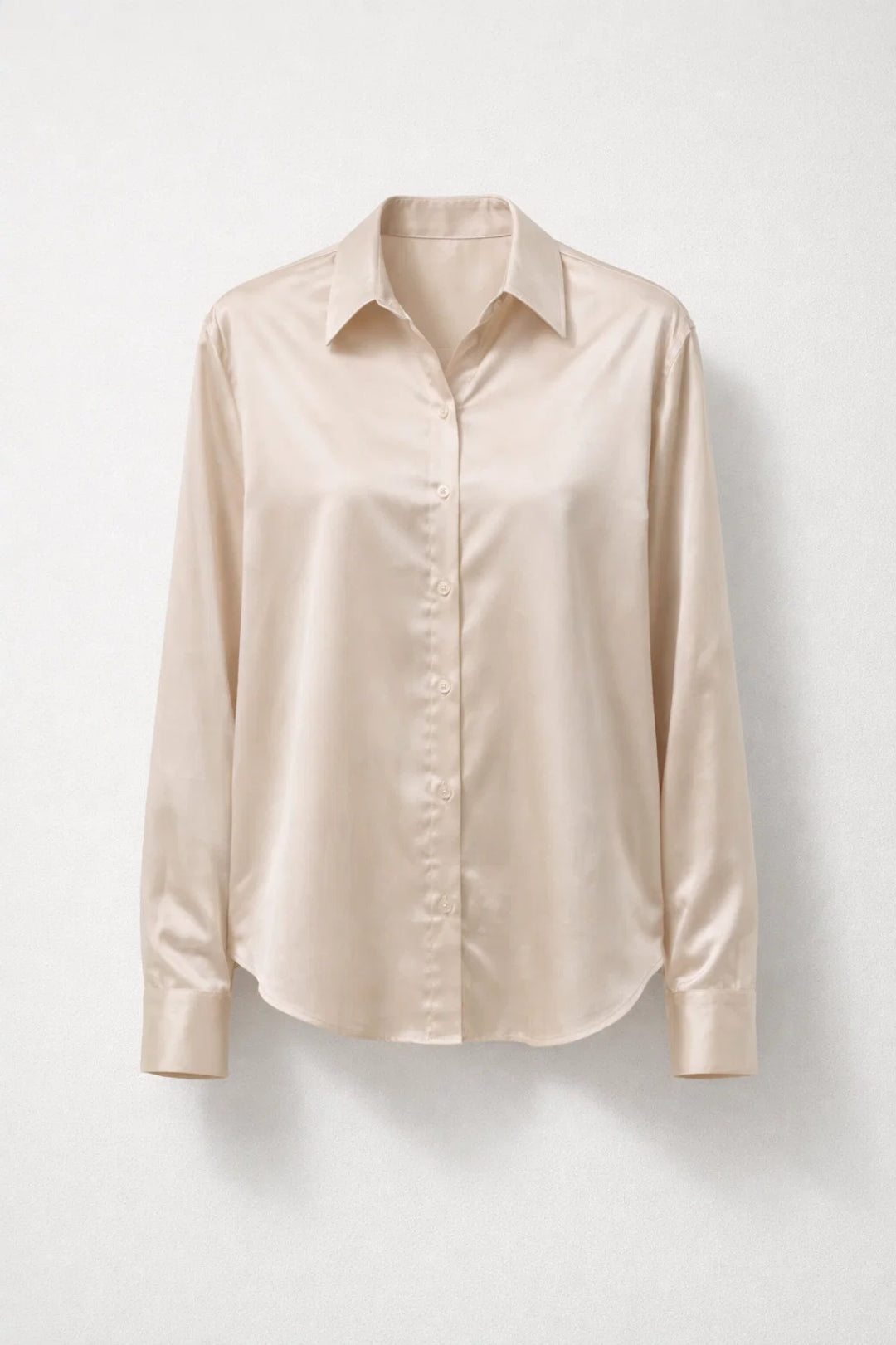 Chemise Femme - Manches Longues Col Classique Brillante | Chic