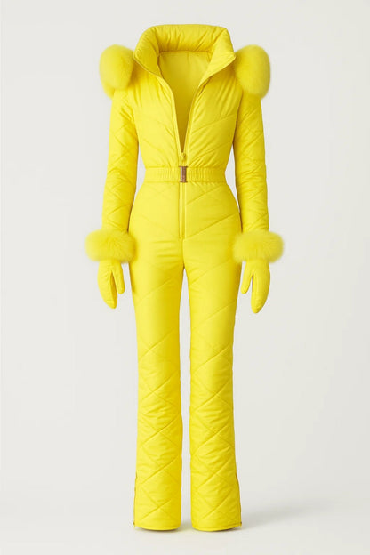 Combinaison Hiver Femme | Tenue de Ski Matelassée | Chaude et Élégante