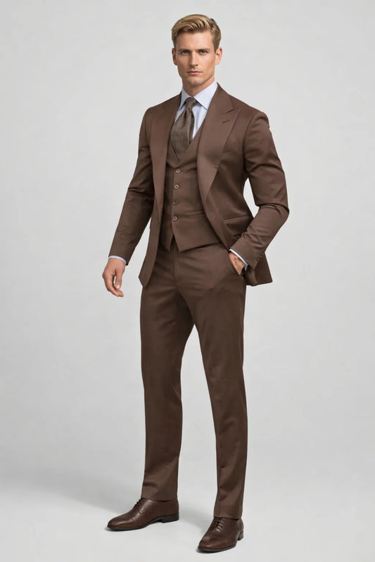 Costume 3 pièces Homme | élégance classique & allure sophistiquée | coupe structurée pour Automne