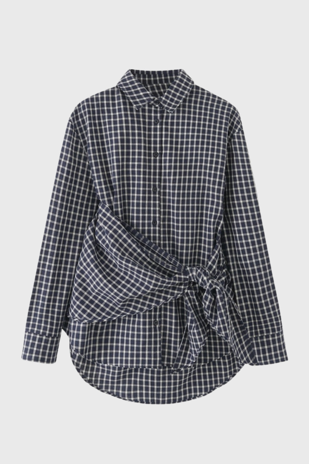 Chemise Femme - Carreaux Nouée | Moderne Décontractée