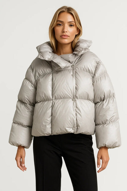 Doudoune Matelassée | Manteau d'hiver court pour femme | Chaud et Confortable