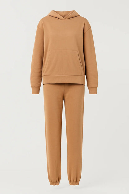 Ensemble Décontracté à Capuche | Sweat Oversize et Jogging Ajusté | Léger et Respirant