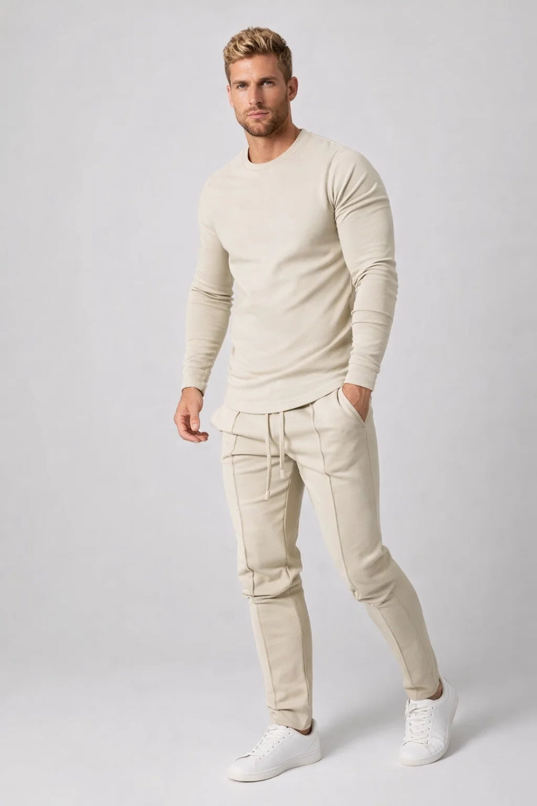 Ensemble Homme | minimal & athleisure | coupe coordonnée épurée pour Automne