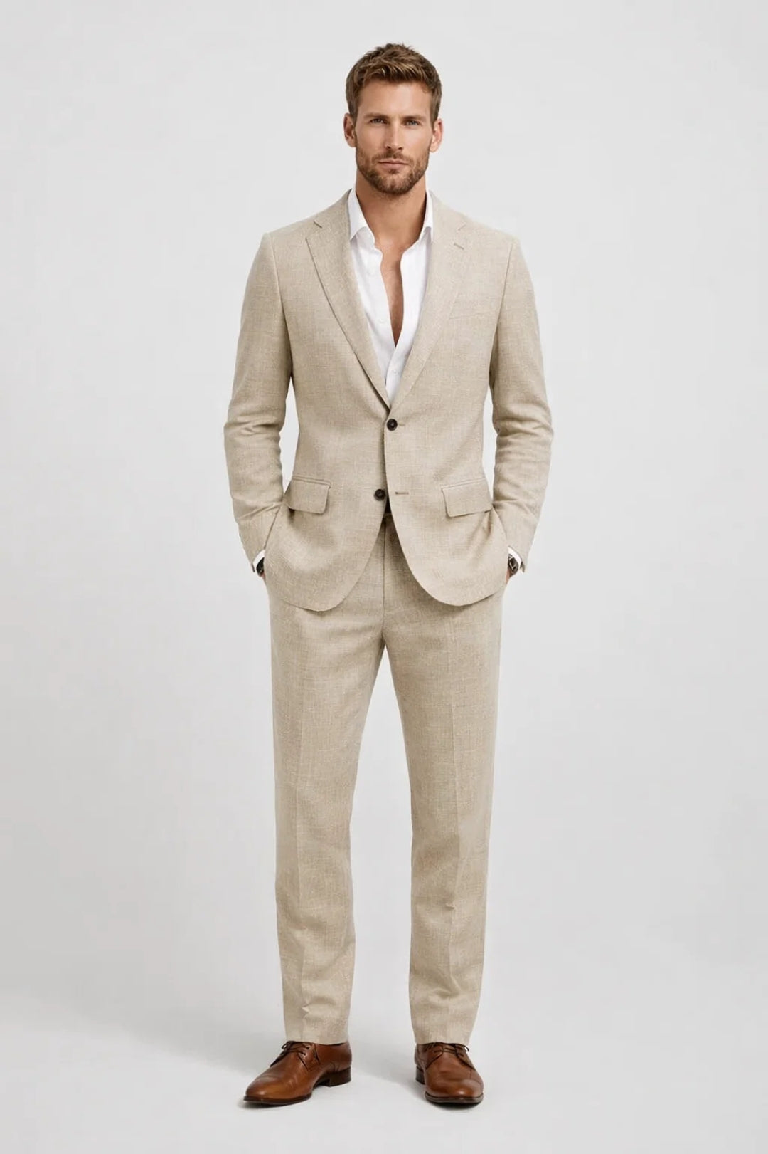 Ensemble Homme | veste masculine & pantalon tailleur | ligne ajustée pour Printemps