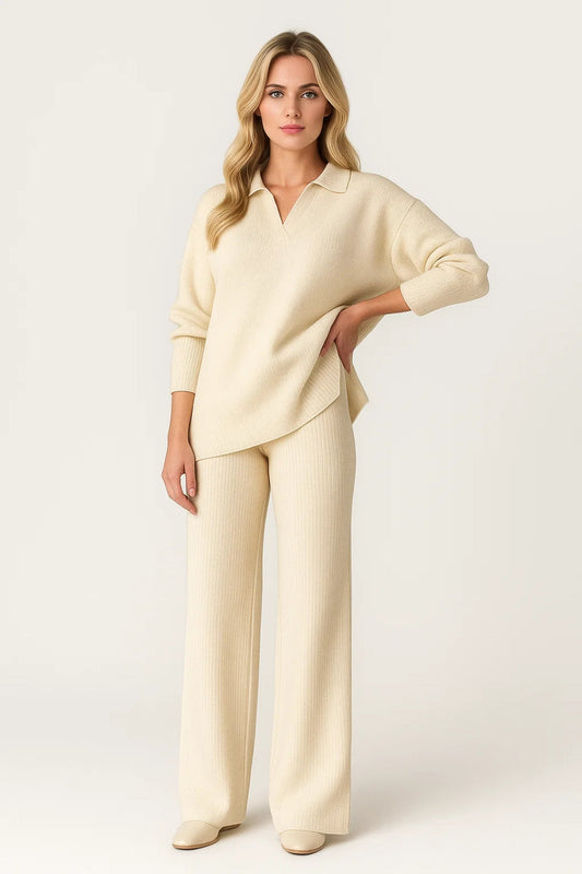 Ensemble Femme | loungewear | col polo souple pour Hiver