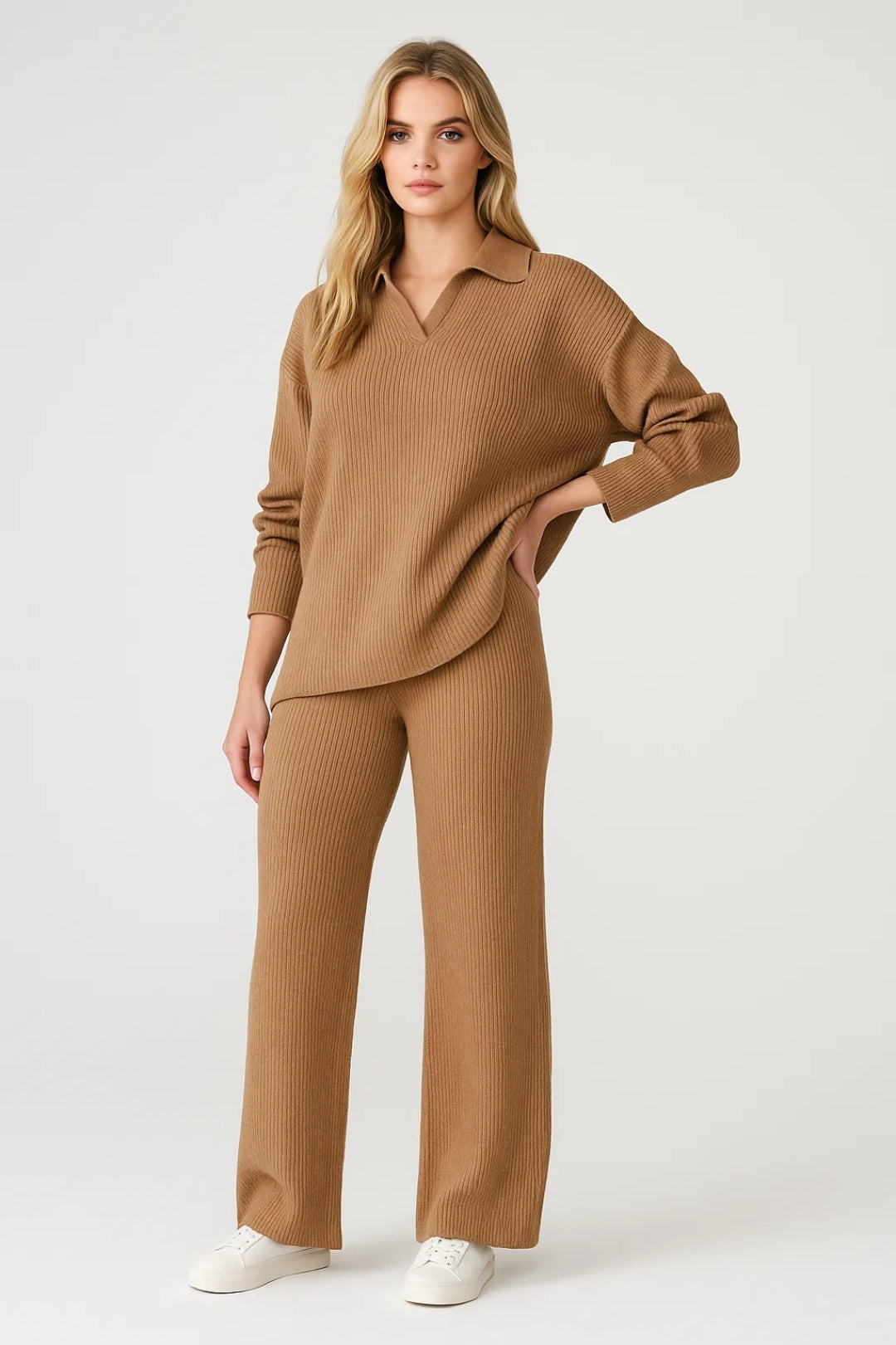 Ensemble Femme | loungewear | col polo souple pour Hiver