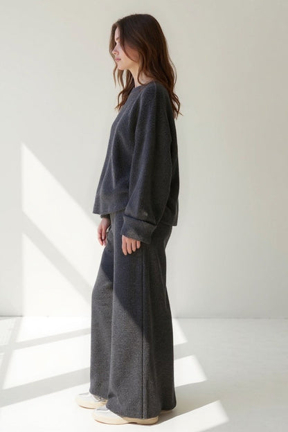 Ensemble pull et pantalon en maille | Maille douce | Confort décontracté