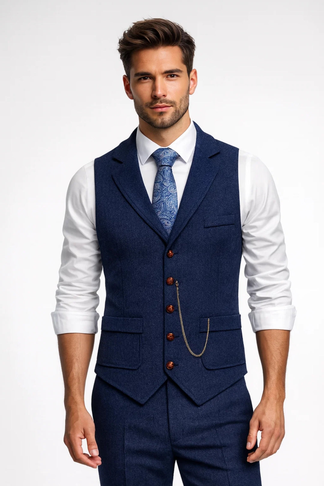 Gilet Homme | Classique | Raffiné pour Mi-Saison