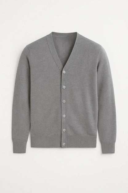 Cardigan Homme | col V | coupe légère boutonnée pour Mi-Saison