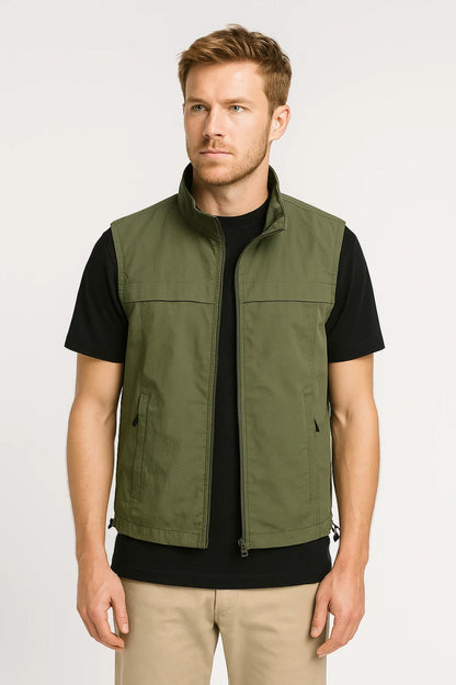 Veste Sans Manches Homme | zippée | chaleur légère pour Mi-Saison