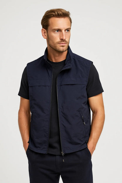 Veste Sans Manches Homme | zippée | chaleur légère pour Mi-Saison