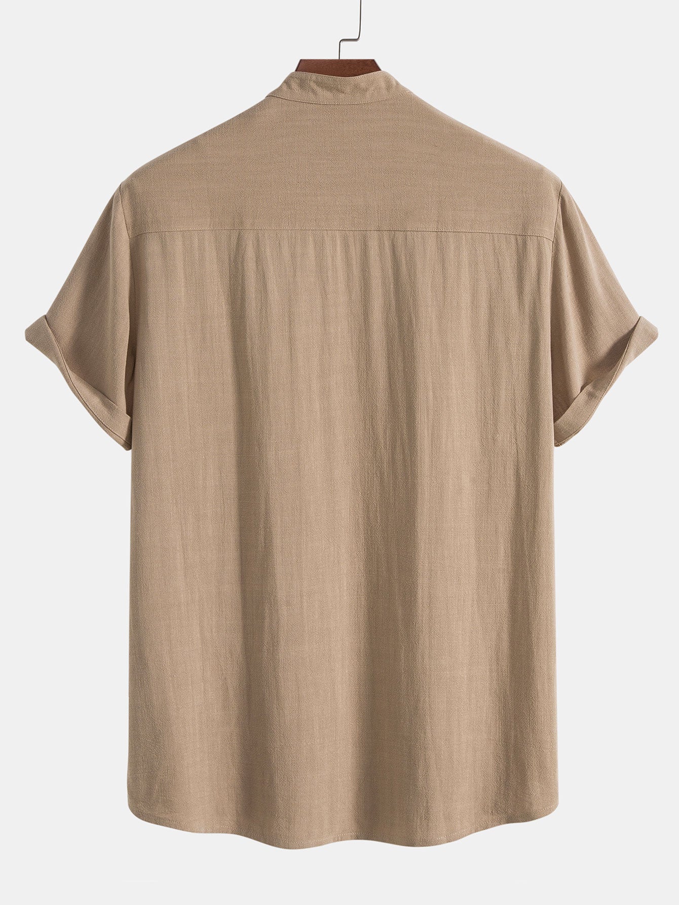 Hugo - Ensemble en Lin 2 Pièces Homme Chemise Manches Courtes et Pantalon Décontracté