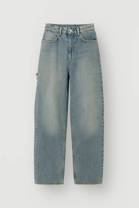 Jean Femme | wide leg destroy | coupe large moderne pour Mi-Saison