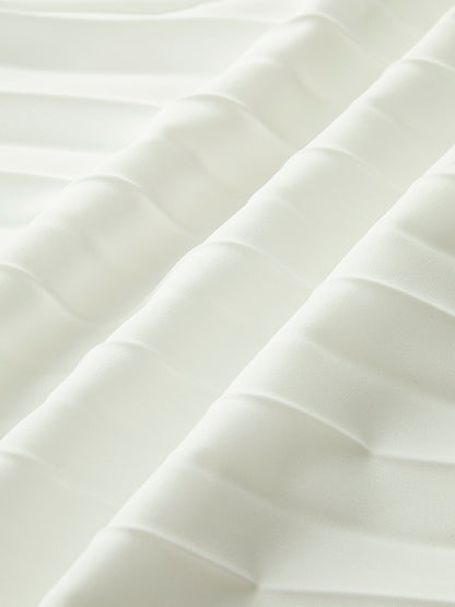 Louise - Robe Habillée Invitée Mariage Femme Bustier avec Jupe Plissée et Fente