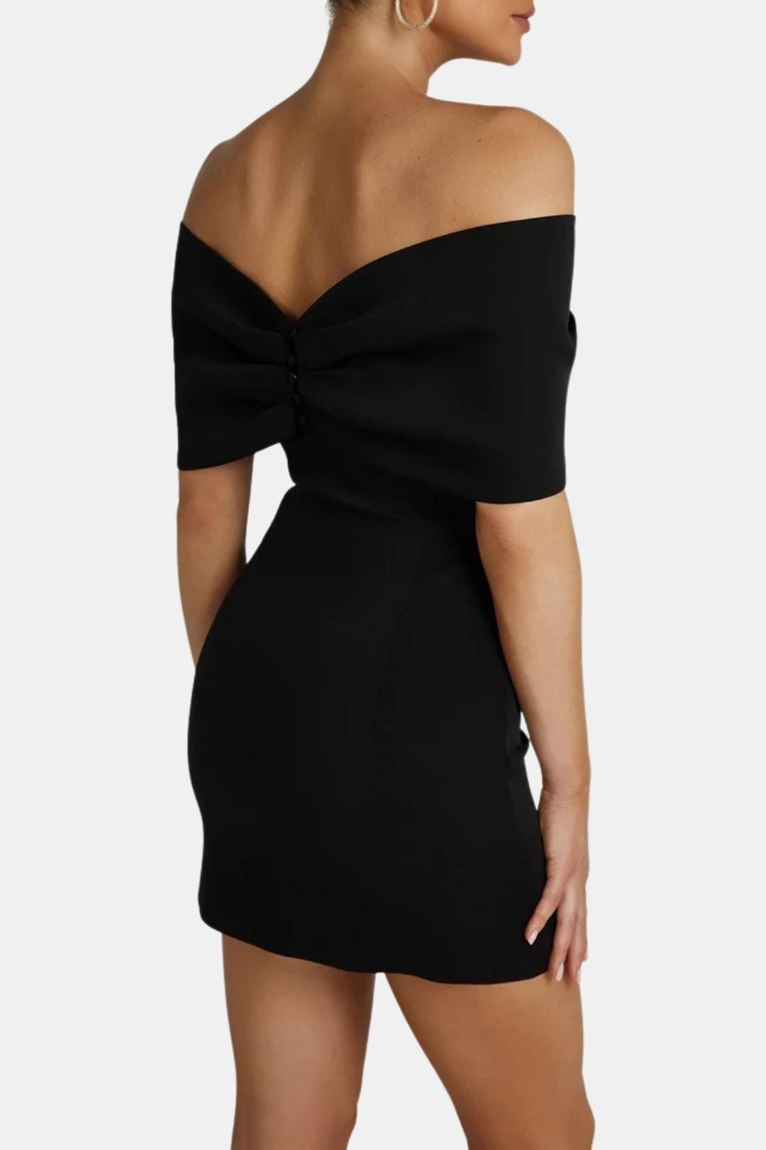 Louise - Robe de Soirée Femme Sexy Bustier Épaules Dénudées avec Nœud Frontal