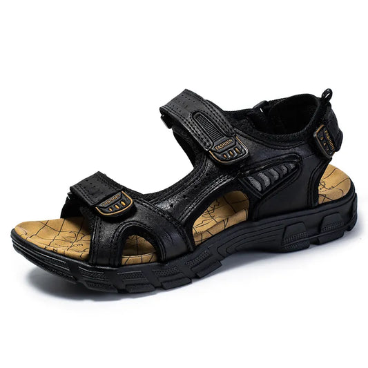 Manon - Sandales Orthopédiques Femme Tendance avec Brides Velcro et Semelle Crantée