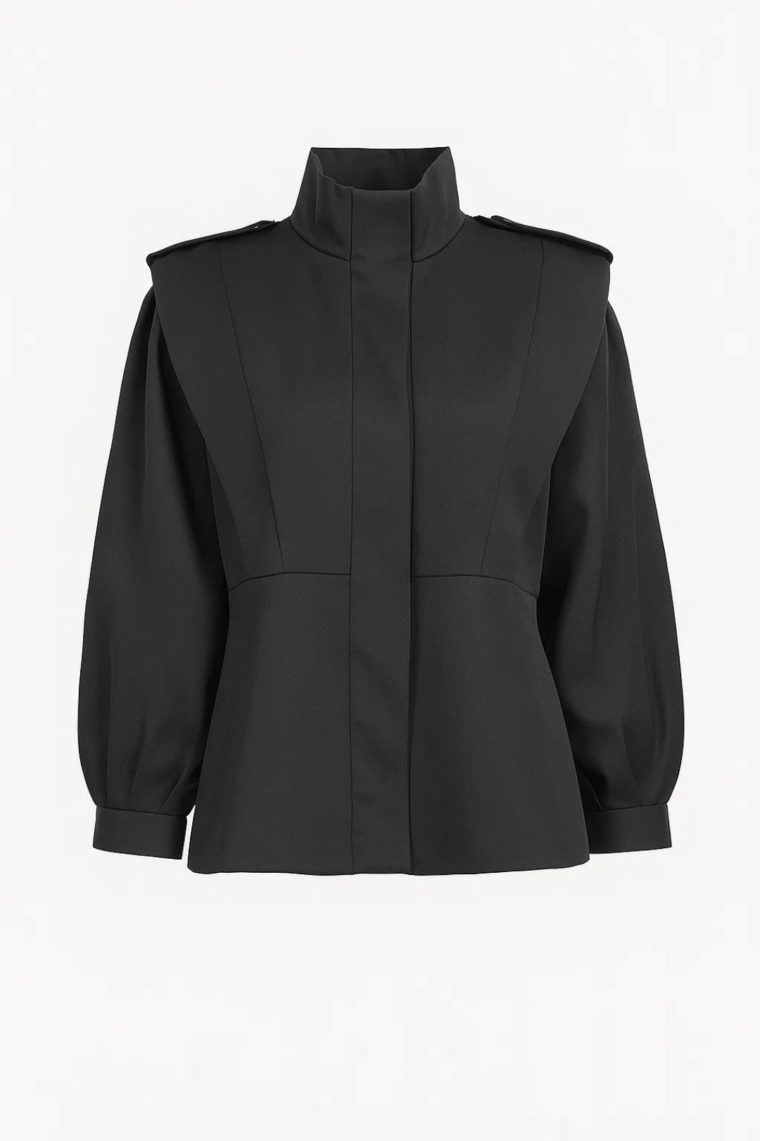 Manteau Court Structuré | Veste à col montant pour femme | Élégant et Contemporain