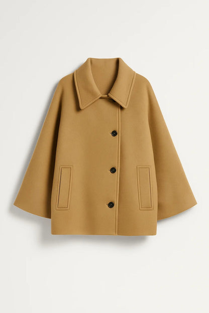 Manteau Court Trapèze | Élégant | Intemporel