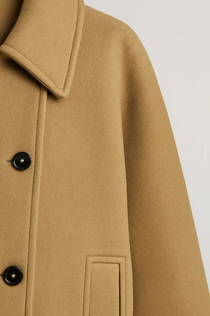 Manteau Court Trapèze | Élégant | Intemporel