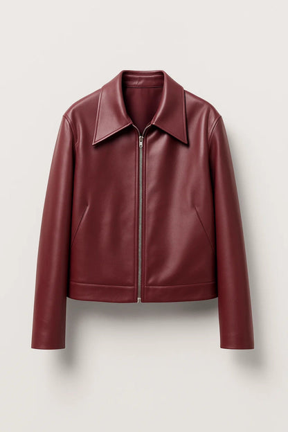 Manteau Court en Similicuir | Moderne et Élégant | Confort au Quotidien