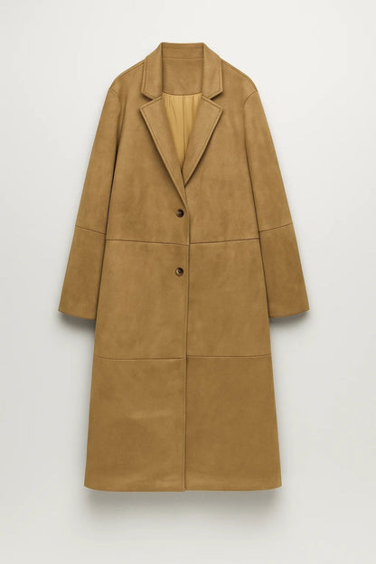 Manteau Long Élégant | Manteau femme | Chaud et Structuré