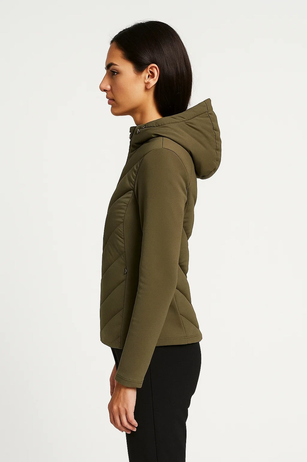 Manteau Softshell Femme | Capuche et Isolation Légère | Protection contre Froid