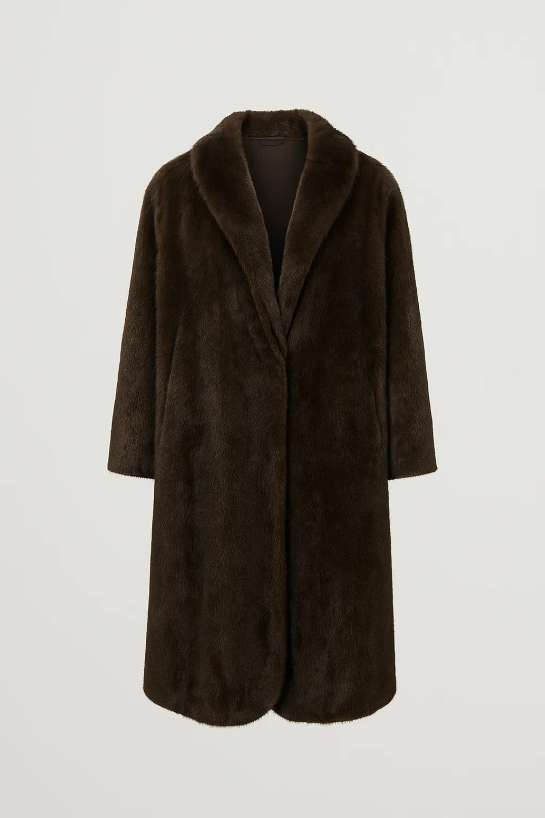 Manteau Élégant | Manteau long effet fourrure | Léger et Respirant