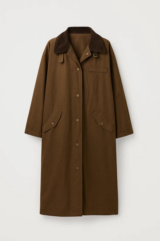 Manteau long structuré | Manteau d’hiver pour femme | Léger et respirant