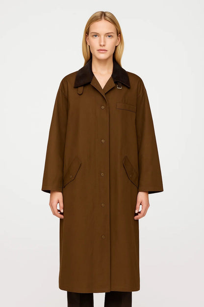 Manteau long structuré | Manteau d’hiver pour femme | Léger et respirant