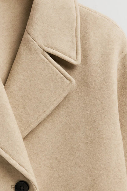 Manteaux | Manteau Long Croisé | Minimaliste | Intemporel