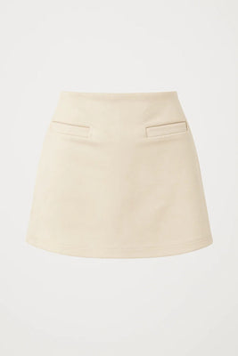 Jupe Mini Femme - Taille Haute Coupe Droite Poches | Chic