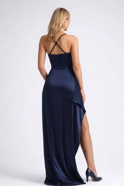 Robe Maxi Femme - Bretelles Fines Coupe Ajustée | Mariage invitée