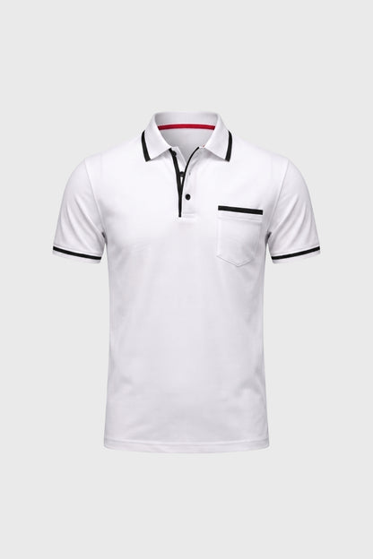 Polo Homme - Style Moderne avec Détails Contrastés | Élégant