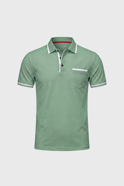 Polo Homme - Style Moderne avec Détails Contrastés | Élégant