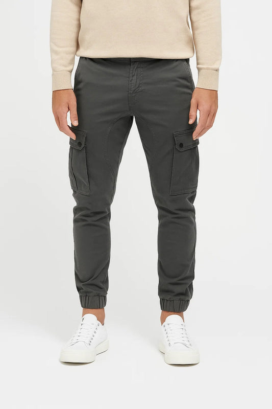 Pantalon Cargo Homme | Coupe Jogger Fonctionnelle | Style Utilitaire pour Hiver