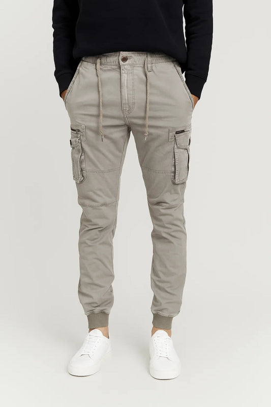 Pantalon Cargo Homme | coupe fuselée | détails fonctionnels pour Mi-Saison