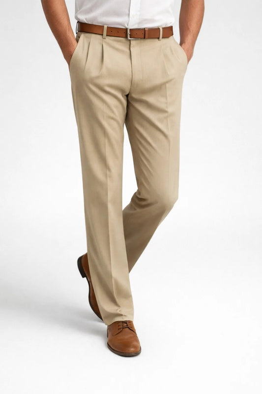 Pantalon Homme | Tenue formelle & Allure soignée | Plis marqués pour Printemps